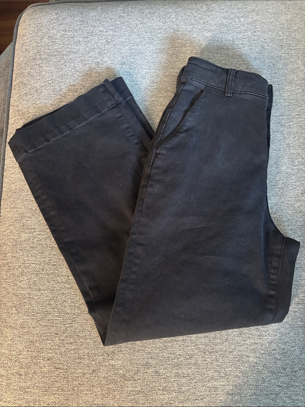 Everlane The Way High Canvas Wide Leg Cropped Pants